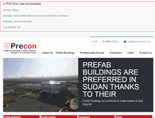 Tablet Screenshot of preconsudan.com